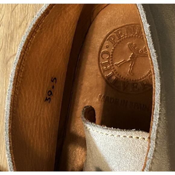 PENELOPE CHILVERS Women's Turquoise Lace Up Chukka Suede Boots - Size 39.5/8.5 - Picture 5 of 9